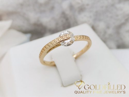  Inel antialergic „Goldfilled”, disponibile în diferite mărimi, culoare 18K
