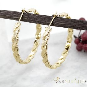 Goldfilled Cercei  35mm culoare 14K	
