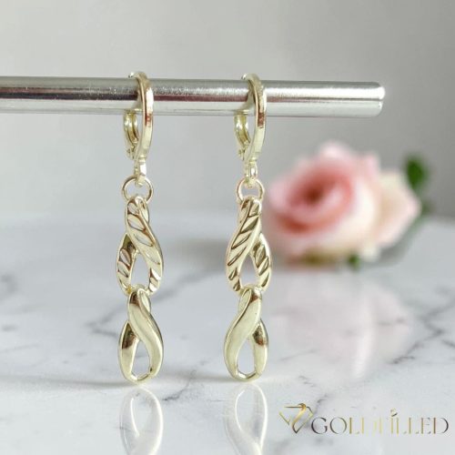 Goldfilled Cercei antialergici 42mm culoare 14K	