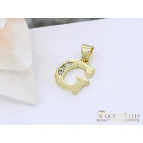 Pandantiv antialergic „Goldfilled” 23mm, culoare 14K