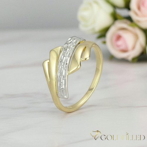  Inel antialergic „Goldfilled”, disponibile în diferite mărimi, culoare 14K