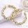 Goldfilled Cercei antialergici cerc 60mm culoare 14K	
