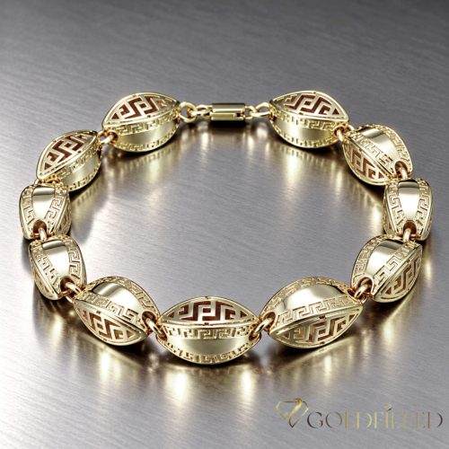 Brățară antialergică „Goldfilled” 22cm /10mm culoare  (14K) 