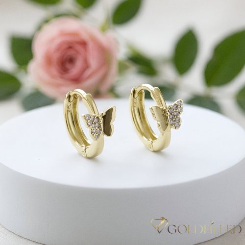 Goldfilled Cercei antialergici 13mm culoare 14K	