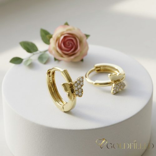 Goldfilled Cercei antialergici 13mm culoare 14K	