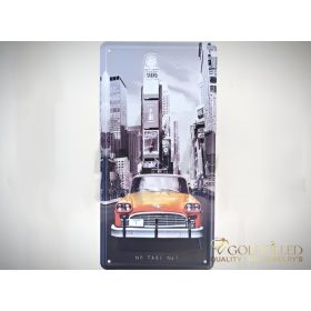 TABLĂ METALICĂ DECORATIVĂ 15X30 CM