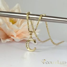   Colier  antialergenic „Goldfilled” placat cu aur, în mai multe dimensiuni 2mm grosime, culoare 14K