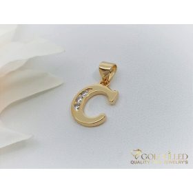 Pandantiv antialergic „Goldfilled” 23mm, culoare 18K