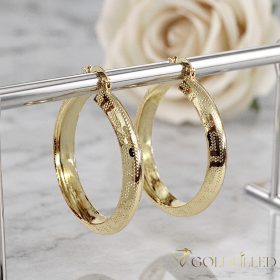 Goldfilled Cercei antialergici cerc 40mm culoare 14K	