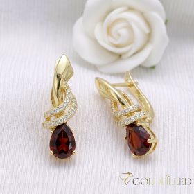Goldfilled Antialergic Cercei 18mm 14K Culoare