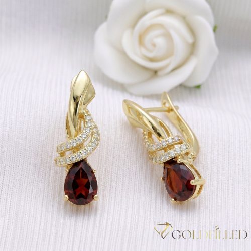 Goldfilled Antialergic Cercei 18mm 14K Culoare