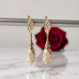 Cercei Goldfilled Antialergici 50mm 14K culoare