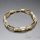 Bratara placata cu aur "Goldfilled" anti-alergenic, lungime 24 cm si grosime 8-9 mm, culoare 14K