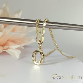   Colier  antialergenic „Goldfilled” placat cu aur, în mai multe dimensiuni 2mm grosime, culoare 14K