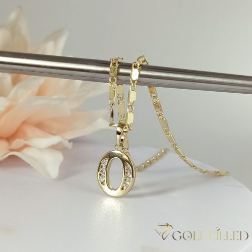 Colier  antialergenic „Goldfilled” placat cu aur, în mai multe dimensiuni 2mm grosime, culoare 14K