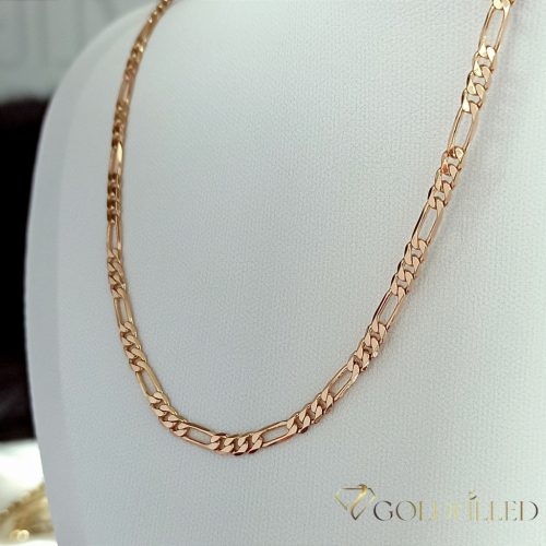 Colier Antialergic Goldfilled 50cm Lung și 3,8mm Lățime Culoare 18K