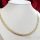 Colier Goldfilled Antiallergic Luxury 45cm Lungime și 6mm Lățime Culoare 14K