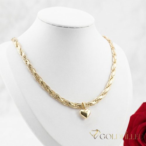 Colier Goldfilled Antiallergic Luxury 50cm Lungime și 6,2mm Lățime Culoare 14K