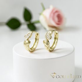 Goldfilled Cercei antialergici 13mm culoare 14K	