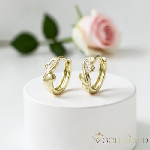 Goldfilled Cercei antialergici 13mm culoare 14K	