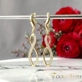 Cercei Goldfilled Antialergici 50mm 14K culoare