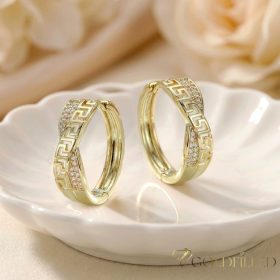 Goldfilled Antialergic Cercei  26 mm 14K Culoare