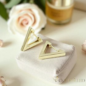 Goldfilled Antialergic Cercei 16mm 14K Culoare