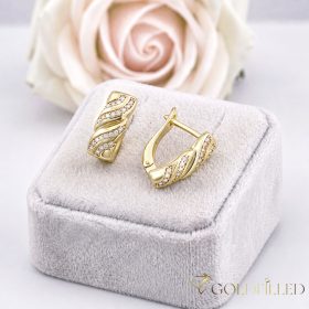 Goldfilled Antialergic Cercei 14mm 14K Culoare 