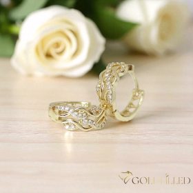 Goldfilled Antialergic Cercei 16mm 14K Culoare