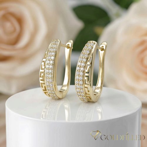 Goldfilled Antialergic Cercei  24 mm 14K Culoare
