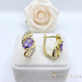 Goldfilled Antialergic Cercei  17mm 14K Culoare