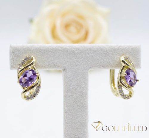 Goldfilled Antialergic Cercei  17mm 14K Culoare