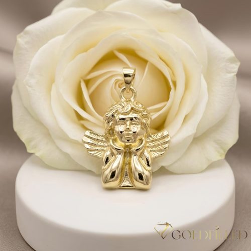 Pandantiv antialergic „Goldfilled” 38 mm, culoare 14K