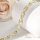 Bratara placata cu aur "Goldfilled" anti-alergenic, lungime 17 cm si grosime 7 mm, culoare 14K