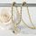 Lanț antialergic „Goldfilled” 45cm/3mm + pandantiv, culoare 14K