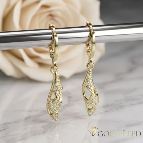 Cercei Goldfilled Antialergici 35mm 14K culoare