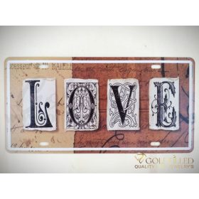 TABLĂ METALICĂ DECORATIVĂ 15X30 CM