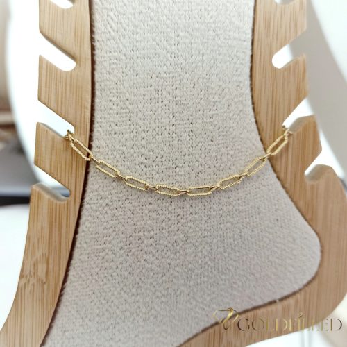 Brățară de gleznă Goldfilled 29cm/3mm Culoare 14K
