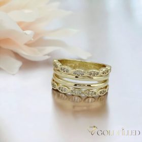    Inel antialergic „Goldfilled”, disponibile în diferite mărimi, culoare 14K