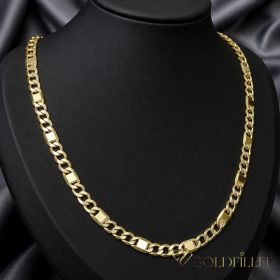   Colier Antialergic Goldfilled 55cm Lung și 6mm Lățime Culoare 14K  