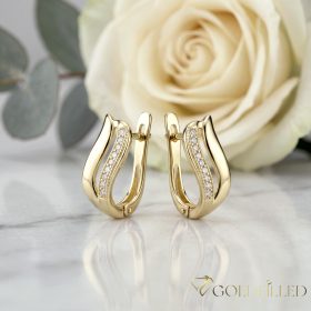 Goldfilled Antialergic Cercei  17mm 14K Culoare