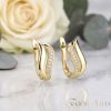 Goldfilled Antialergic Cercei  17mm 14K Culoare