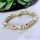 Brățară antialergică „Goldfilled” 22cm /11mm, culoare multicoloră