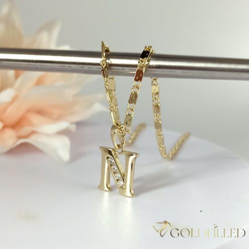 Colier  antialergenic „Goldfilled” placat cu aur, în mai multe dimensiuni 2mm grosime, culoare 14K
