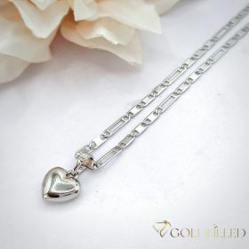 Lanț antialergic „Goldfilled” 50cm/3mm + pandantiv