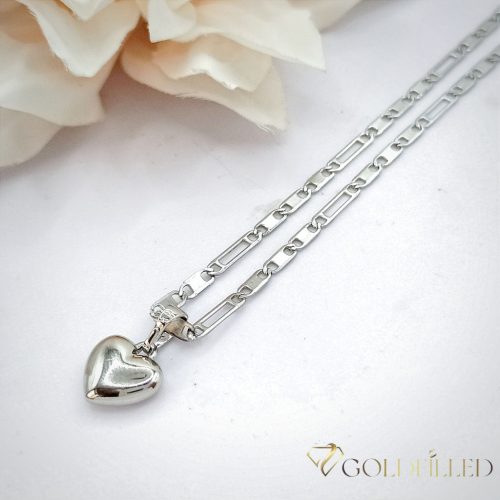 Lanț antialergic „Goldfilled” 50cm/3mm + pandantiv