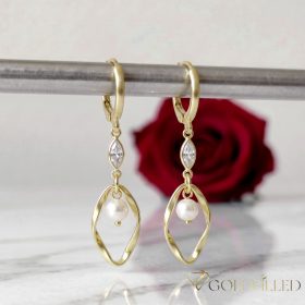 Goldfilled Cercei antialergici 48mm culoare 14K	