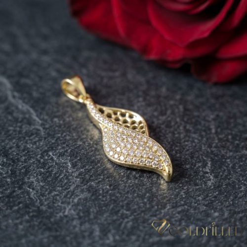 Pandantiv antialergic „Goldfilled” 30mm, culoare 14K