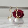 Goldfilled Cercei antialergici 36mm culoare 14K	