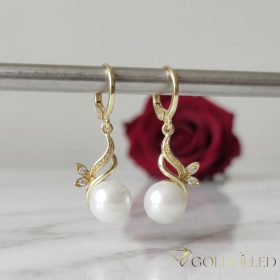 Goldfilled Cercei antialergici 36mm culoare 14K	